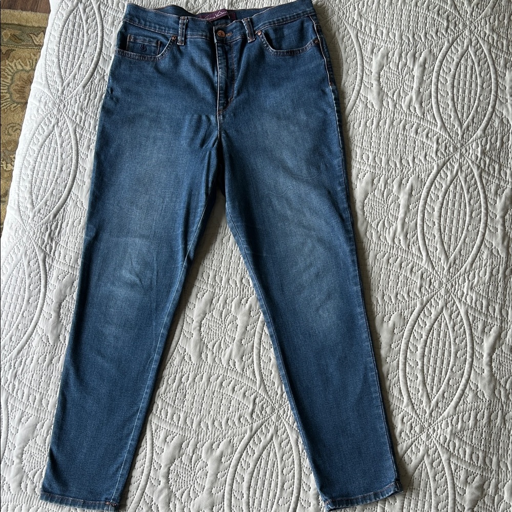 Gloria Vanderbilt Women's Amanda Skinny Blue Jeans, 14P